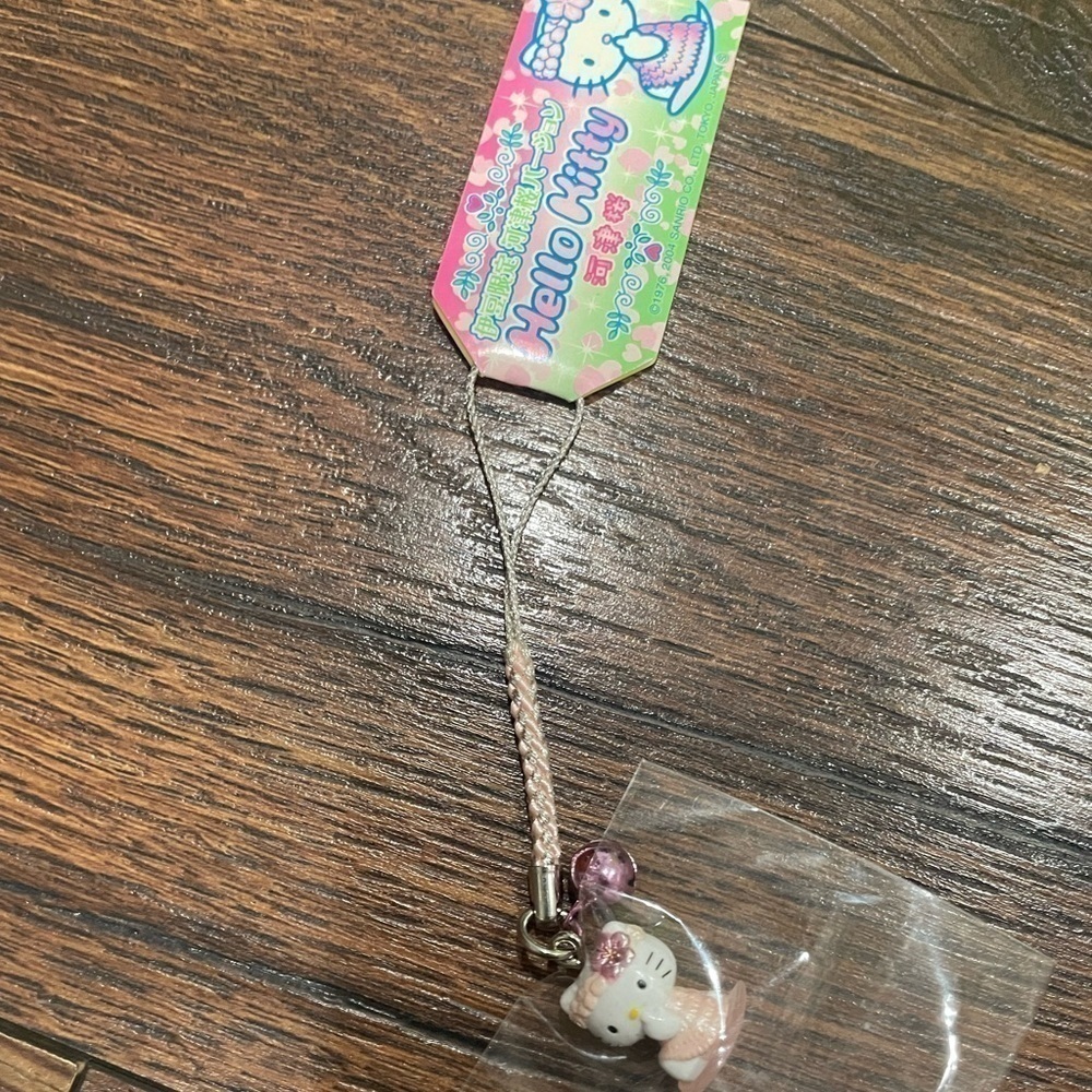 Hello Kitty Flower Power Lanyard Charm